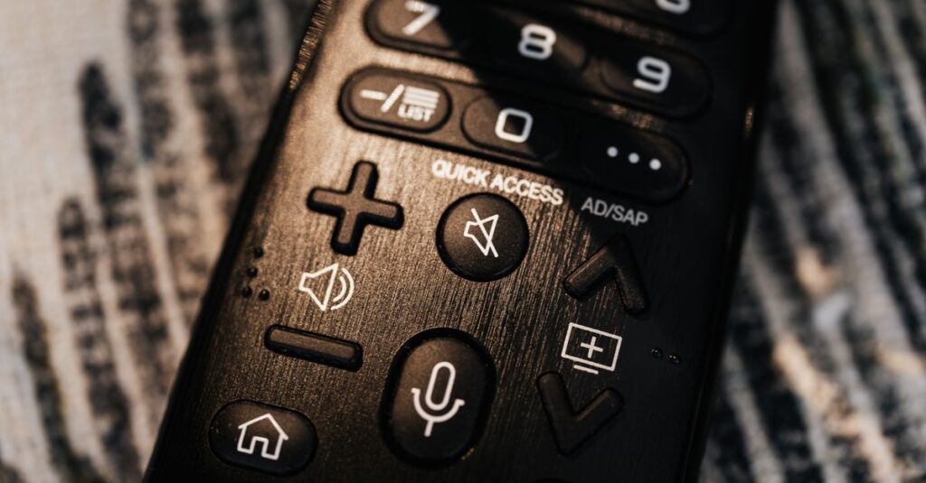 Quel IPTV choisir : télécommande pour un service IPTV en France